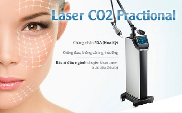 Công nghệ trị sẹo rỗ Laser Fractional C02