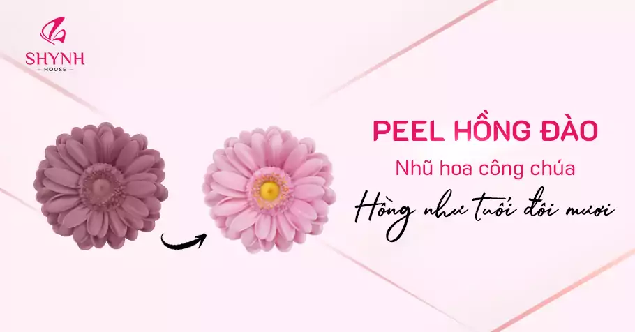Peel hồng đào nhũ hoa công chúa