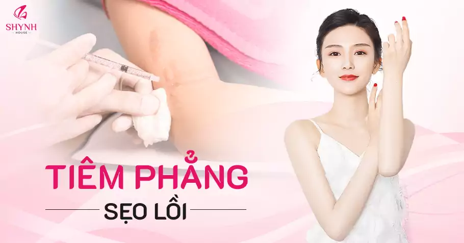 tiêm sẹo lồi giúp xóa sẹo chỉ sau 1 liệu trình