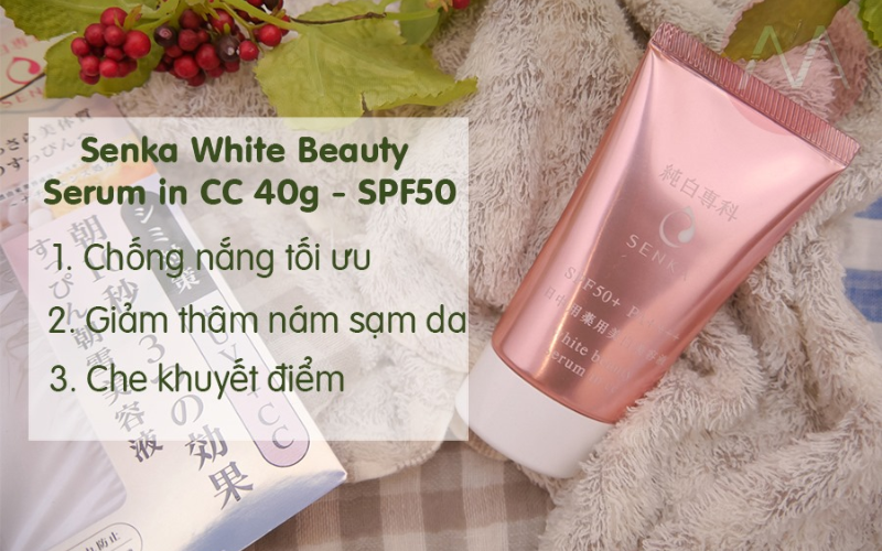 dùng senka serum hiệu quả