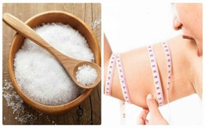 kết hợp massage với muối