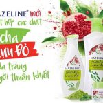 Sản phẩm sữa dưỡng thể hazeline matcha lựu đỏ