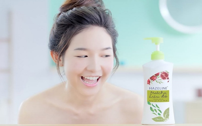 Sữa dưỡng thể hazeline chiết xuất từ matcha