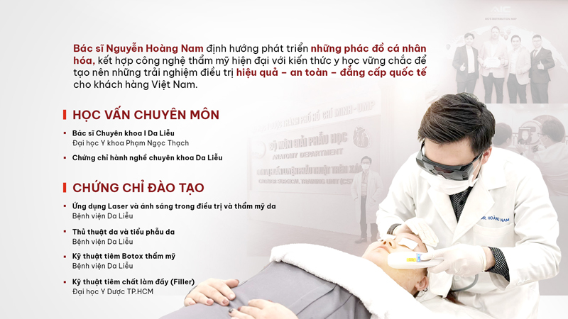 BSCKI Nguyễn Hoàng Nam - Bác sĩ da liễu trị mụn giỏi ở TPHCM