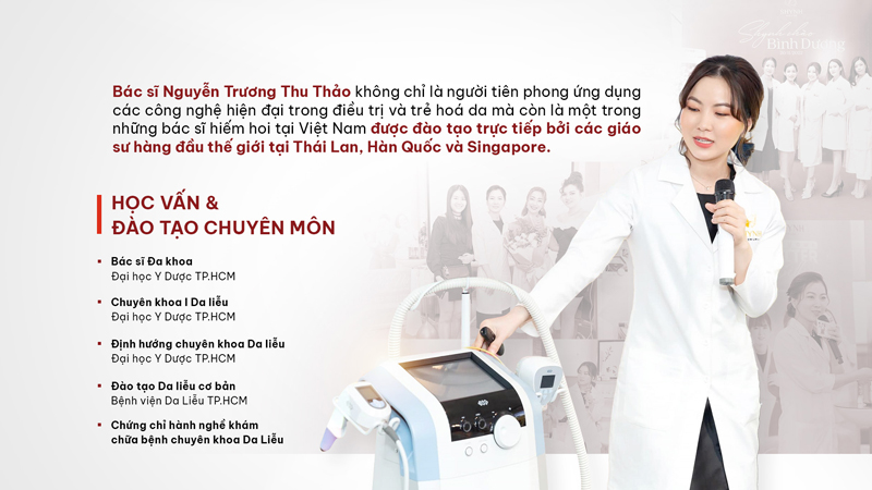 BSCKI Nguyễn Trương Thu Thảo xây dựng lộ trình trị mụn theo từng giai đoạn