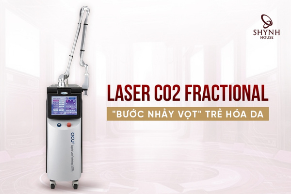 Bắn laser trị thâm công nghệ Fractional CO₂ giúp trẻ hóa da, xóa mờ khuyết điểm