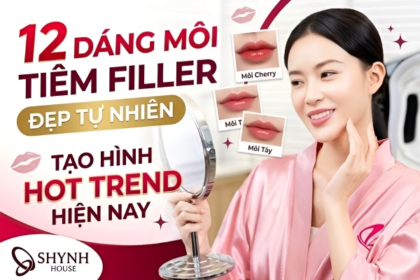 12 dáng môi tiêm filler được yêu thích hiện nay