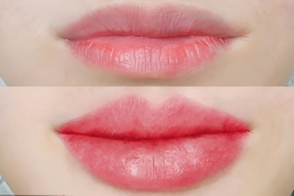 Môi dưới đầy đặn tạo chiều sâu mang vẻ quyến rũ