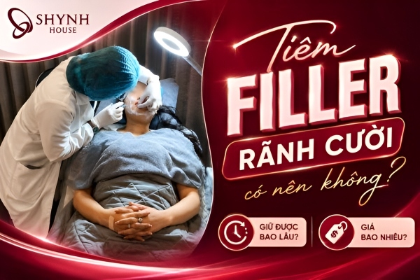 Filler bổ sung thể tích dưới da, giúp vùng rãnh mũi má đầy đặn hơn