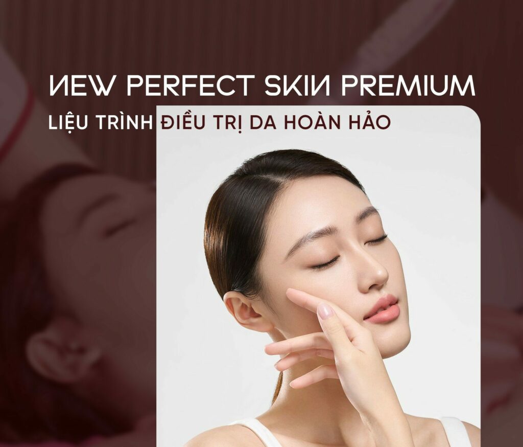 Hình ảnh chăm sóc da trong liệu trình New Perfect Skin Premium tại Shynh Medical Clinic
