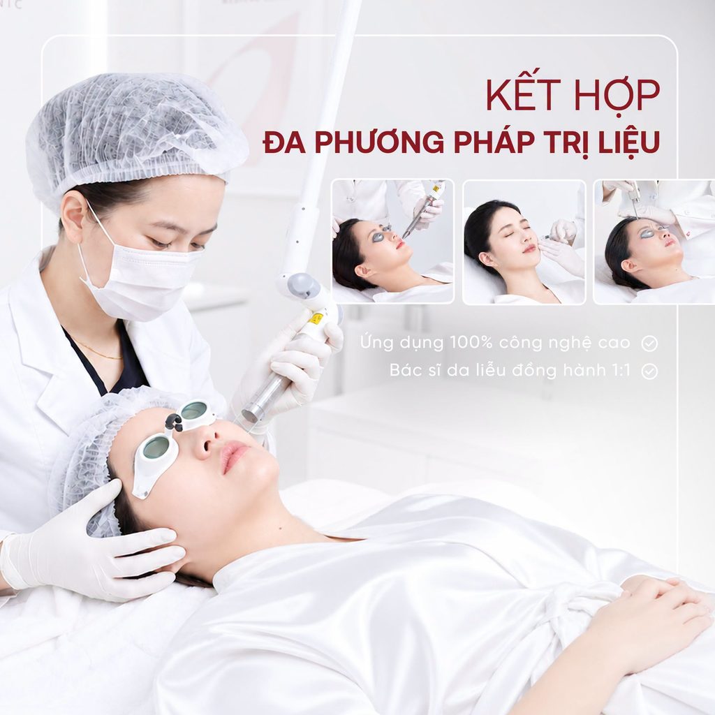 Kết hợp đa phương pháp chăm sóc da trong liệu trình New Perfect Skin Premium tại Shynh Medical Clinic
