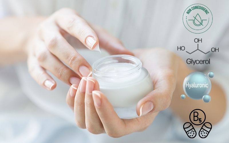 Ưu tiên thành phần cấp ẩm, phục hồi và kết cấu mỏng nhẹ