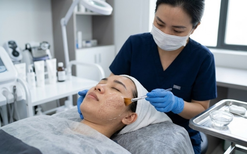 Các ca trị sẹo thường đòi hỏi mức độ peel từ trung bình đến sâu