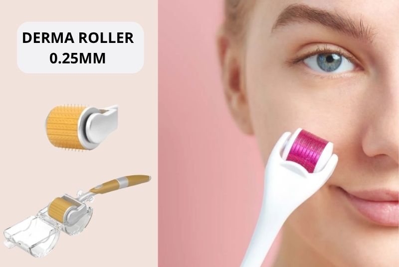 Derma roller kích thích quá trình thay mới tế bào và hỗ trợ phục hồi da mặt bị rỗ