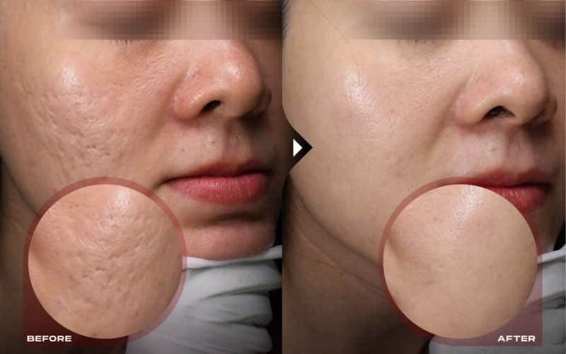 Sẹo lõm lâu năm có trị được không?