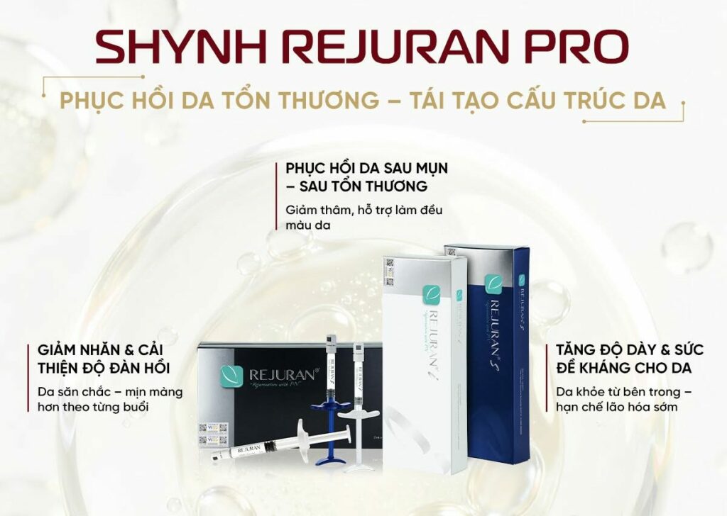 Shynh Rejuran Pro chăm sóc và cải thiện da mặt