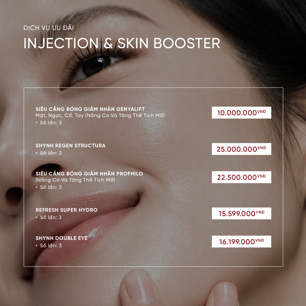 Injection & Skin Booster – Chăm sóc da chuyên sâu
