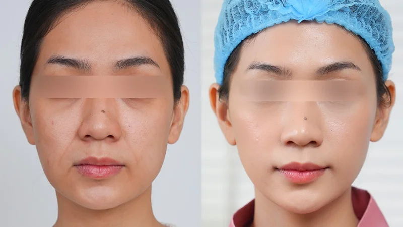 Các vị trí thường được cân nhắc tiêm Botox trên gương mặt