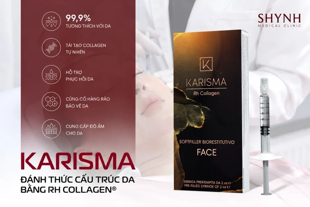 Karisma RH Collagen hỗ trợ cải thiện chất lượng da và nếp nhăn.